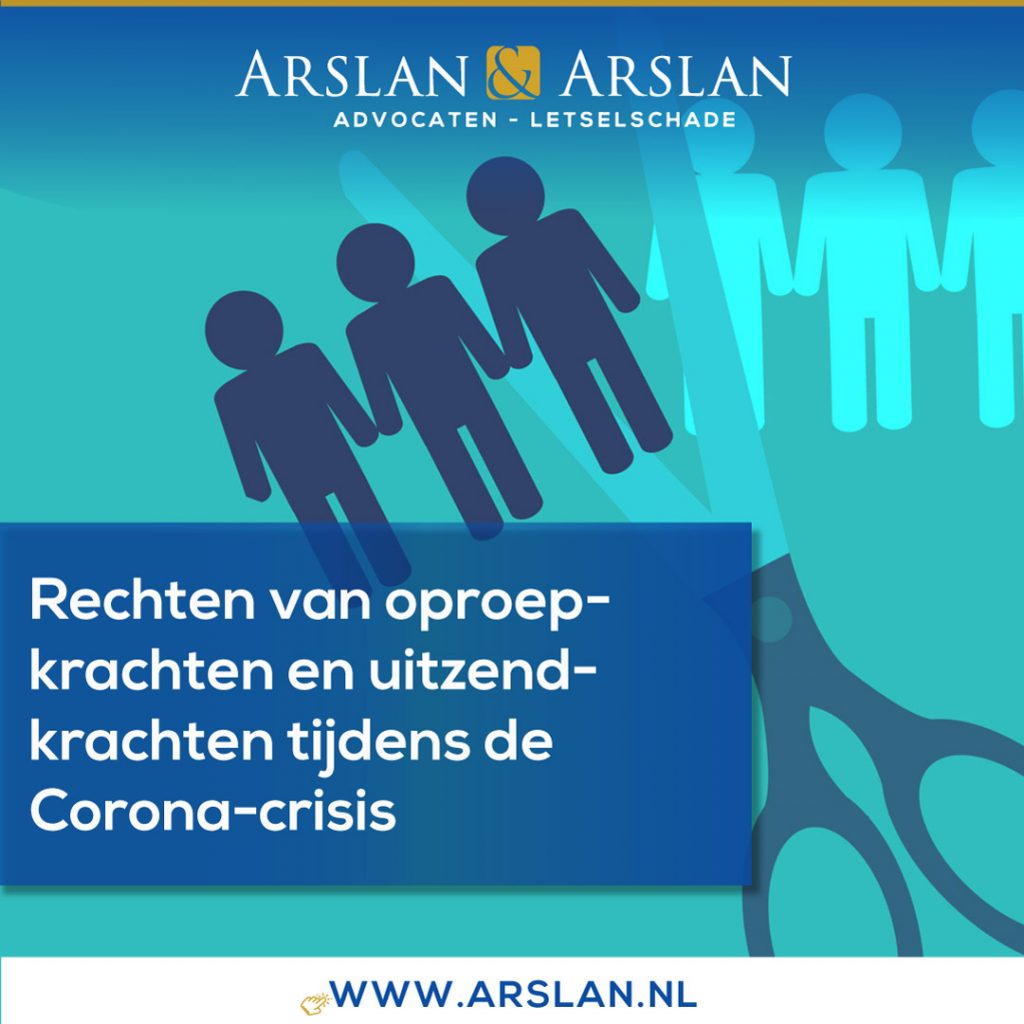 Illustratie van een schaar en papieren poppen voor "Rechten van oproepkrachten en uitzendkrachten tijdens de coronacrisis"